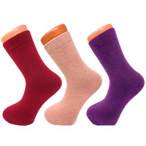 Calzini Invernali in Lana per Donna, Morbidi e Spessi, Set da 3 Paia, Calzini Casual in Lana - Product Image 1