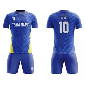 Uniforme de Fútbol Personalizado de Alta Calidad, Conjunto de Camiseta y Pantalones Cortos de Secado Rápido para Clubes y Equipos - Product Image 1