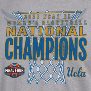ขายส่งเสื้อยืดแชมป์ NCAA บาสเกตบอลหญิง ปี 2026 ทีมบรูอินส์ สีเทา เสื้อยืดแชมป์รอบสี่ทีม - Product Image 4