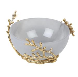 Bol de service décoratif en métal écologique pour fruits secs, produit très vendu, idéal pour les collations et desserts - Product Image 4