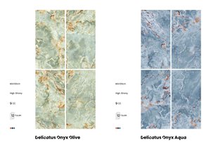 กระเบื้องปูพื้นและผนังสีดำเงาขนาด 60x120 ซม. แบบขัดเงา ดีไซน์ตกแต่งสำหรับห้องนั่งเล่น ห้องนอน ห้องน้ำ สำนักงาน และบ้าน (I) - Product Image 5