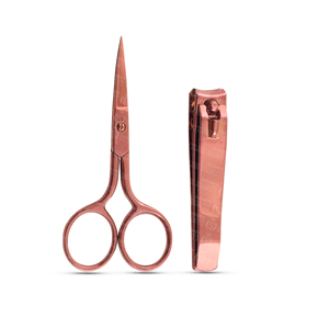 Outils de beauté en acier inoxydable avec logo personnalisé, lime à ongles, coupe-ongles, ciseaux de manucure, pointe extra-affûtée - Product Image 4