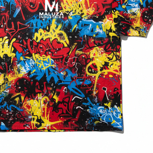 เสื้อยืดโอเวอร์ไซส์ประดับเพชรเทียมสำหรับผู้ชาย พิมพ์ลายตามสั่ง ผ้าฝ้าย 100% เนื้อหนา สไตล์สตรีทแวร์ ฮิปฮอป ทรงหลวม - Product Image 2