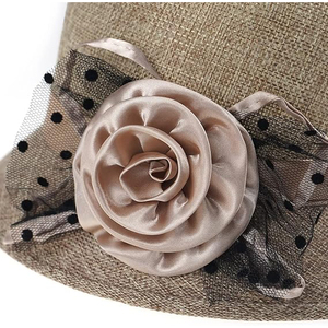 Casquette Gavroche Noire Femme en Laine 100% Tendance à Rayures Fines avec Visière et Anneau Métallique pour Hiver, Fêtes et Activités Extérieures – Vente en Gros - Product Image 4