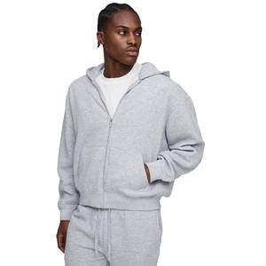 Sweat à capuche noir pour homme orné de strass et pantalon assorti, ensemble de survêtement, vêtements en gros OEM ODM - Product Image 6