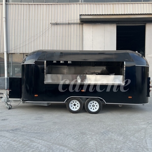 Nueva Zelanda estándar venta callejera barbacoa comida remolque fábrica móvil Pizza comida camión de acero inoxidable al aire libre - Product Image 2