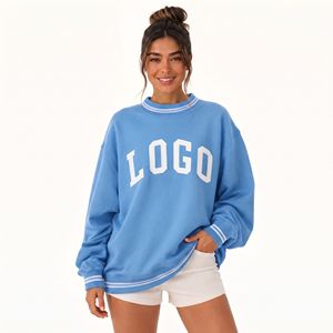 2026 <b>Vintage</b> <b>Oversized</b> Mock Neck <b>Sweatshirt</b> Women's Winter Front Badge Streetwear Fleece Unisex Layering <b>Sweatshirt</b> - Product Image 2