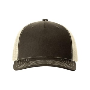 Casquette Trucker à Cinq Panneaux Vert Kaki avec Dos en Maille Réglable, Chapeau de Baseball Décontracté pour l'Extérieur, Streetwear, Logo Personnalisé, Couvre-chef - Product Image 4