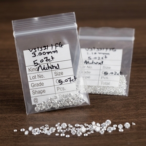 Diamantes Sueltos Naturales de Corte Brillante Redondo, Color F-G, Grado VS SI1, 1.10mm 3.00mm, Listos para Enviar para la Fabricación de Joyas - Product Image 4
