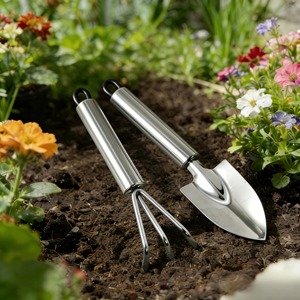 Mini pelle de jardinage, 2 pièces/ensemble, gadgets pour plantes, pots de fleurs, cactus, légumes, plantation, désherbage, petites plantes, outil de jardin - Product Image 1