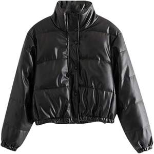 Veste d'hiver coupe-vent Boying, nouvelle collection, en duvet de canard blanc uni, à capuche, avec fermeture boutonnée et zippée, pour femme - Product Image 6