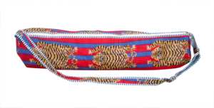 Bolsa de yoga plegable hecha a mano, ecológica, de algodón, con estampados modernos de animales, ligera, duradera, con correa ajustable. - Product Image 5