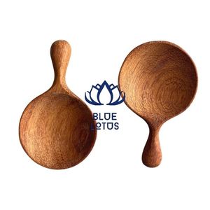 Cuillères en bois durables de 5,8 pouces, petites cuillères pour miel, confiture, condiments, lavage à la main uniquement, ustensiles de cuisine - Vente chaude en gros - Product Image 1
