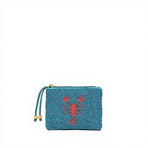 Monedero de Nylon con Cuentas Hecho a Mano, Ecológico y Portátil, con Diseño de Escorpión, Mini Bolsa con Cremallera para Mujer, Cartera con Diseño Animal, Bolso de Mano Moderno - Product Image 1