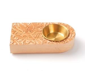 Porte-encens élégant en bois avec gravure arabe pour le Ramadan et l'Aïd – Qualité supérieure, design stylé, brûleur Mabkhara et brûleur Oud personnalisés - Product Image 1