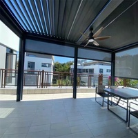 Taomi — projecteur rotatif de meubles d'extérieur, en aluminium, photocatalytique, Pergola moderne en promotion rapide
