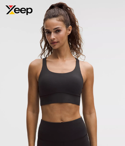 เสื้อชั้นในกีฬาโยคะคุณภาพสูงสำหรับผู้หญิง XEEP รุ่น XC-SB-160 แบบเรียบง่าย ระบายอากาศได้ดี สายปรับได้ แผ่นรองถอดออกได้ รองรับได้ดี - Product Image 1