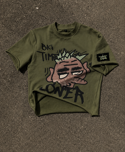 T-shirt graphique personnalisé pour femme, coupe oversize, style streetwear, en coton, style baby tee, imprimé dessin animé vintage, crop top OEM - Product Image 4