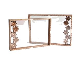 Plateau de service de luxe personnalisé en acrylique laqué avec plateaux de rangement pour cadeaux de Ramadan, de l'Aïd et de la nouvelle maison - Rangement de vaisselle moderne - Product Image 4