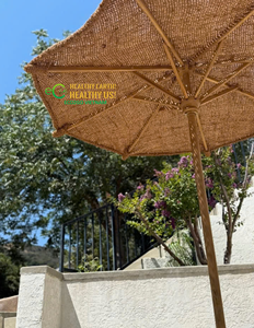 Premium Natural Fiber Parasol for Commercial Outdoor Shade and Architectural Landscapes Eco2go Vietnam - Product Image 2