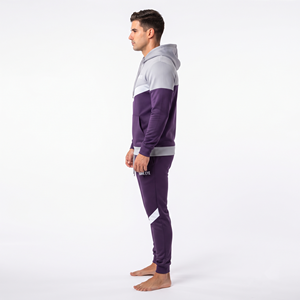 Ensemble de survêtement pour homme, pantalon de jogging en polyester personnalisé à trois tons, coupe régulière, vêtements de sport décontractés, ensemble de jogging deux pièces - Product Image 3