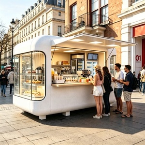 Chariot mobile sur mesure avec friteuse à mini-corn-dogs et sauce au miel et au <span class=keywords><strong>moutarde</strong></span> pour parcs d'attractions - Product Image 3
