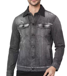 Veste en jean chaude pour homme alliant la fonctionnalité d'une veste d'hiver à l'apparence élégante - Product Image 1