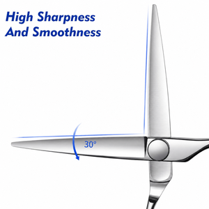 Hair Cutting Scissors for Hairstylist Hairdresser, Professional <b>Barber</b> Shears with Razor-Sharp <b>Blades</b> & Cobalt Alloy Steel - Product Image 2