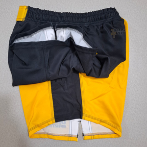 Shorts Funcionales de Combate BJJ MMA para Grappling con Forro de Compresión Integrado NOGI de Secado Rápido, Transpirables y Elásticos con Cierre de Gancho y Bucle - Product Image 5