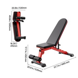 Panca per Pesi da 1200 libbre per Palestra Domestica - Panca Piana Regolabile per Allenamento Completo del Corpo - Product Image 6