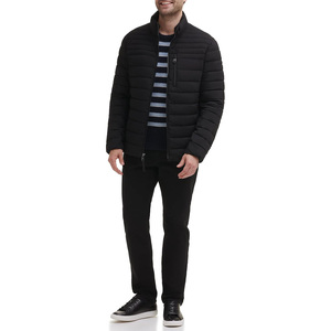 Winter Fashion Puffer Hoodie Mens <b>Jacket</b> Stylish Quilted Outerwear Warm And Soft Thermal Hoodie - Product Image 5