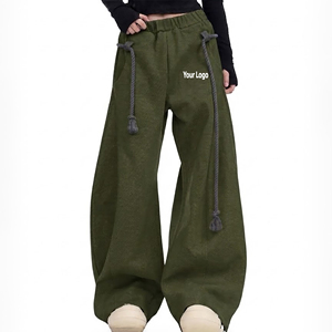 Pantalones Deportivos de Pierna Recta Estilo Baggy, 100% Algodón French Terry, Precio al por Mayor Accesible, Logotipo Bordado Personalizado - Product Image 4