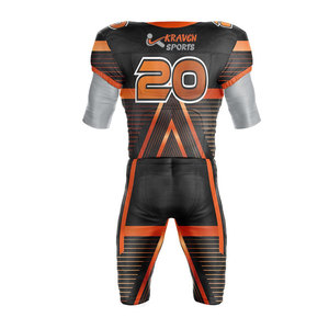 Premium American Football Teamwear Uniform Custom Logo Color 100% Polyester Moisture Wicking Sportswear Factory Pakistan - Product Image 4