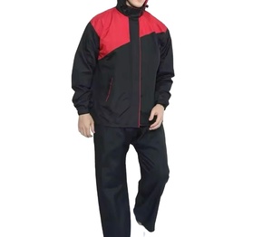 Conjunto Deportivo de Dos Piezas con Chaqueta Cortavientos y Pantalones Jogger de Nailon con Diseño Moderno y Logotipo Personalizado para Hombre, por HI 2026 - Product Image 1