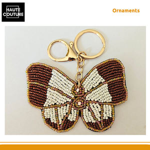 Fabricant et exportateur indien d'ornements suspendus festifs pour la décoration intérieure - Porte-clés en forme de papillon à prix exceptionnel - Product Image 2