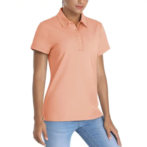 Polo Premium para Mujer, Estilo Casual, para Oficina, Verano, Transpirable, Tela de Algodón Suave, Corte Ajustado, Elegante, para Uso Diario - Product Image 4