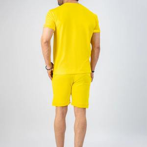 Ensemble deux pièces homme été : T-shirt et short respirants anti-UV pour activités extérieures, légers, séchage rapide, protection solaire, personnalisables avec logo - Product Image 6
