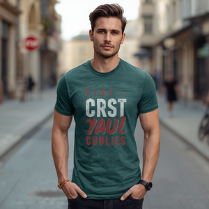 T-shirt élégant pour homme en coton, coupe ajustée, décontracté, tendance, avec personnalisation OEM ODM - Product Image 5