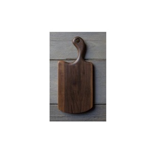 Planche à découper en bois massif naturel faite à la main, planche à découper rustique, planche de service de cuisine avec poignée pratique et surface durable - Product Image 1