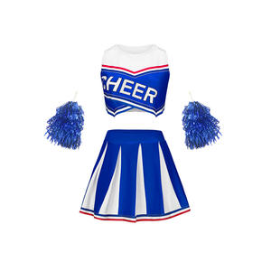 Ensembles d'uniformes de cheerleading légers 100 % polyester, imprimés par transfert thermique, design personnalisé, haute qualité, vente en gros 2026, logo personnalisé - Product Image 4