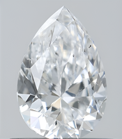 Untuk Berlian Alami Bentuk Pir 0.7Ct D SI2 Bersertifikat Merek Aniva Model ND049 untuk Pembuatan Perhiasan Berkualitas Tinggi.