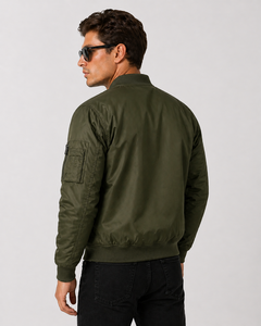 Bomber <b>Jacket</b> Premium windproof fabric meets iconic street style Durable zippers ribbed cuffs and a sleek fit Custom Design logo - Product Image 3