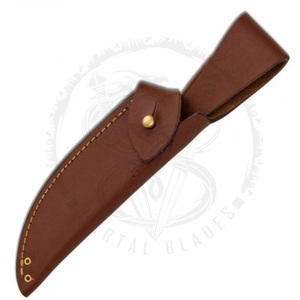 Couteau de chasse à lame fixe avec manche en bois, couteau de survie en acier inoxydable pour l'extérieur avec étui – Vente en gros - Product Image 4