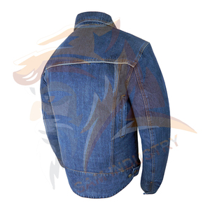 High Quality 100% Cotton <b>Denim</b> <b>Jacket</b> for Men Hot Selling Custom Design <b>Denim</b> Jeans <b>Jackets</b> In Bulk Quantity - Product Image 2