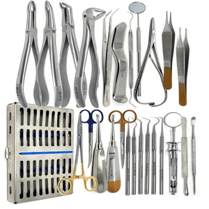 Kit de Instrumentos de Cirugía Dental Oral Manual de 26 Piezas de Jamso Industries, Pinzas y Elevadores para Extracción, con Certificación CE - Product Image 6