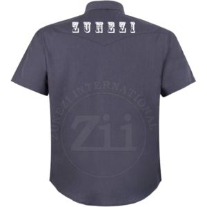 Camisas de Trabajo de Seguridad para Soldadura, Resistentes al Fuego, FRC, Manga Corta, Algodón, NFPA2112 CAT2, Protección Contra Vapores, 300-500 °C - Product Image 2