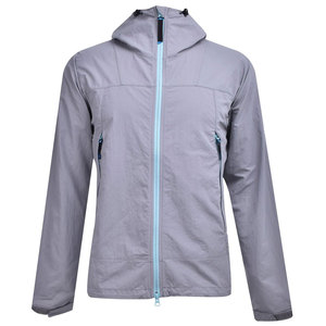 เสื้อแจ็คเก็ตกันลมแบบมีฮู้ดสีเทาสำหรับทุกเพศ ยี่ห้อ Private Label  แบบสวมใส่สบาย  ทรงปกติ  พร้อมซิป  เหมาะสำหรับทุกฤดู - Product Image 2