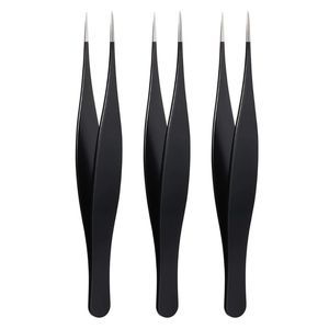 Pince à épiler colorée de précision à pointe inclinée en acier inoxydable, outil de beauté pour l'épilation du visage et les soins du maquillage - Product Image 5