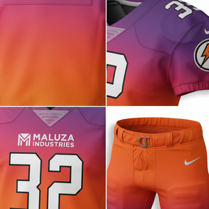 Uniforme de Fútbol Americano de Grado Profesional, Jersey Sublimado Personalizado con Paneles Laterales de Spandex para Máxima Movilidad en el Campo - Product Image 6