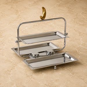 Elegante Soporte de Cerámica para Postres con Motivos Árabes Decorativos para Experiencias de Estilismo de Mesa Refinadas - Product Image 5